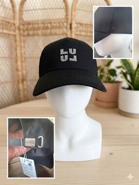 🍋🔥 NWT Lululemon Jewelled Structured Ball Cap Black L/XL